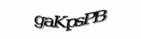 Security check image, please type the characters shown